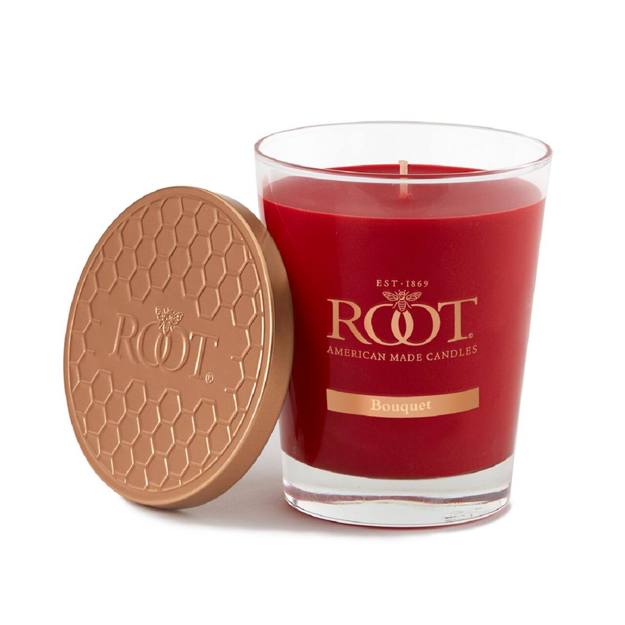 Root Candles 10.5oz. Large Scented Honeycomb Veriglass Jar Candle